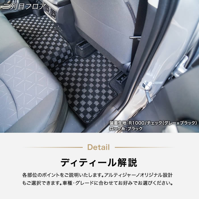 トヨタ RAV4 フロアマット 50系 2019年4月～ PHV 2020年6月～ R1000