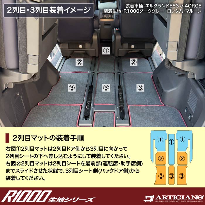 NISSAN�i���Y�j�@�G���O�����h�@�t���A�}�b�g�{�X�e�b�v�}�b�g�{�g�����N�}�b�g�Z�b�g