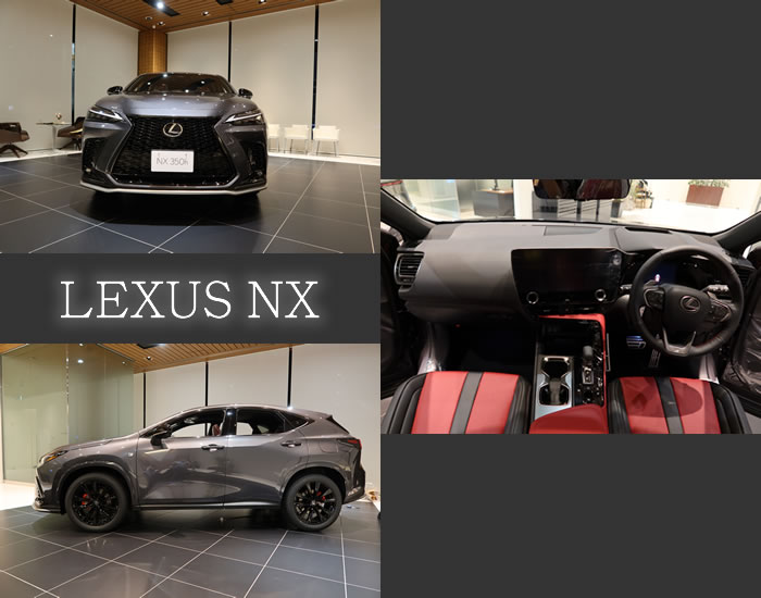 ≪ レクサス 新型NX 20系対応するフロアマット・ラゲッジマットの発売