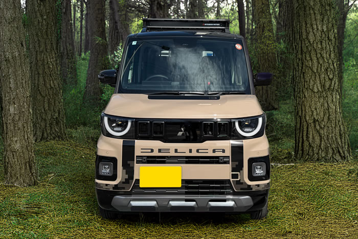 三菱 デリカミニ 新型 超新型 フルモデルチェンジ デリ丸 社外品 フロアマット ラゲッジマット トランクマット 汚れ防止 カスタム パーツ ドレスアップ 便利グッズ