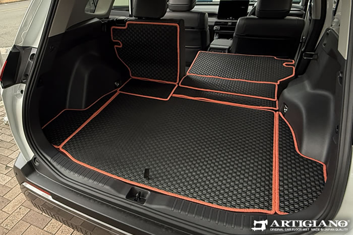 新型RAV4 RAV4 60系 Z ハイブリッド アドベンチャー プラグインハイブリッド PHEV GRSPORT GRスポーツ フルモデルチェンジ 車種専用設計 フロアマット 社外品 ラゲッジマット トランク 荷室 積載 汚れ 傷 キズ 保護 カバー 高級 ラバー 防水 車内 保護 マット 内装 カスタム アウトドア キャンプ