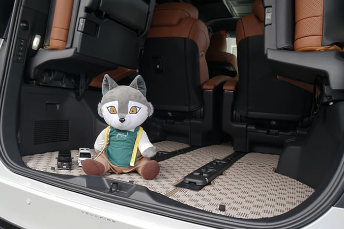 40ヴェルファイアのエグゼクティブラウンジにも対応したトランクマット 汚れ防止 カー用品 傷保護 防水マット