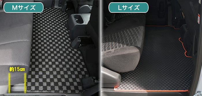 新型2026年デリカD5に重ね付け用ラグマットを装着